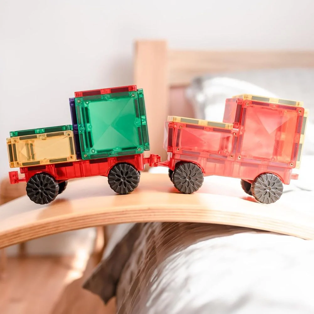 Connetix 24-Piece Magnetic Tiles Motion Pack - Rainbow - Image 3