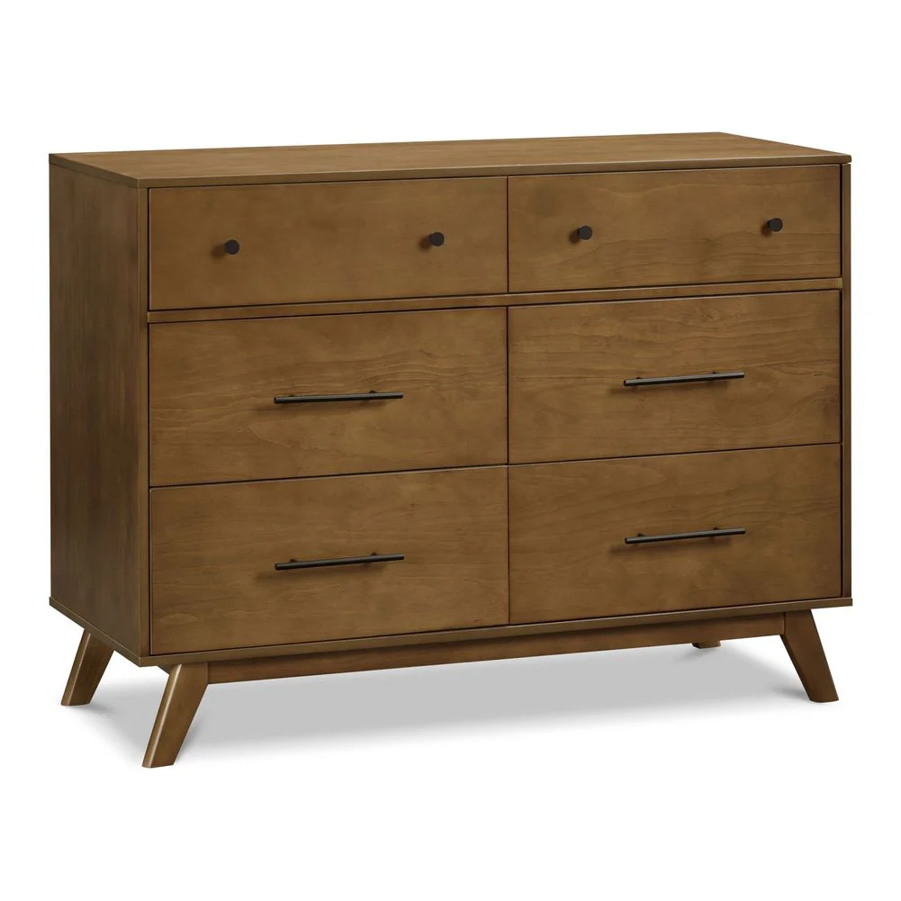 DaVinci Otto 6-Drawer Dresser - Walnut