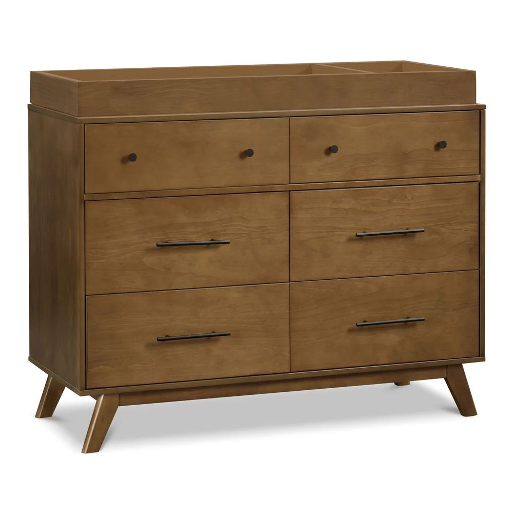 DaVinci Otto 6-Drawer Dresser - Walnut - Image 2