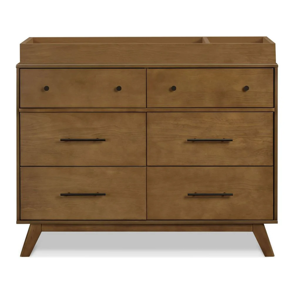 DaVinci Otto 6-Drawer Dresser - Walnut - Image 4
