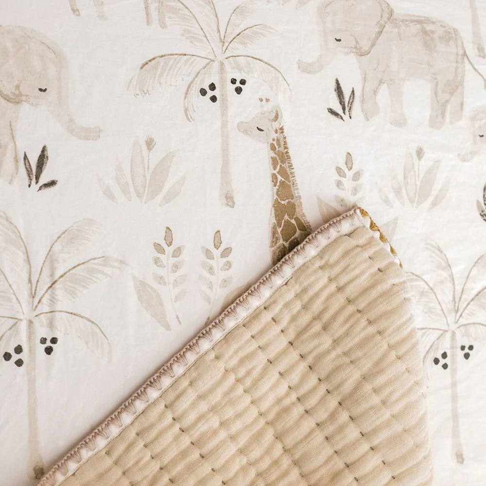 Crane Baby Kendi Fitted Crib Sheet - Safari Animal - Image 3