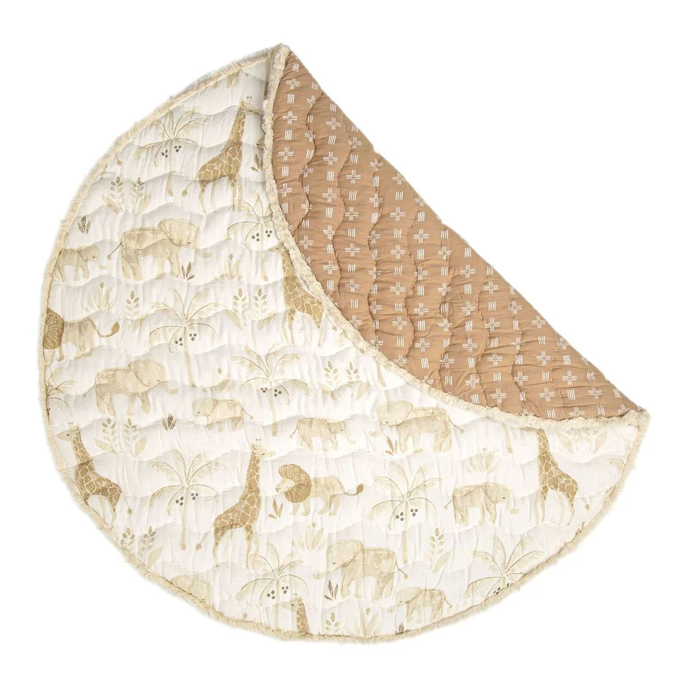Crane Baby Quilted Playmat - Safari