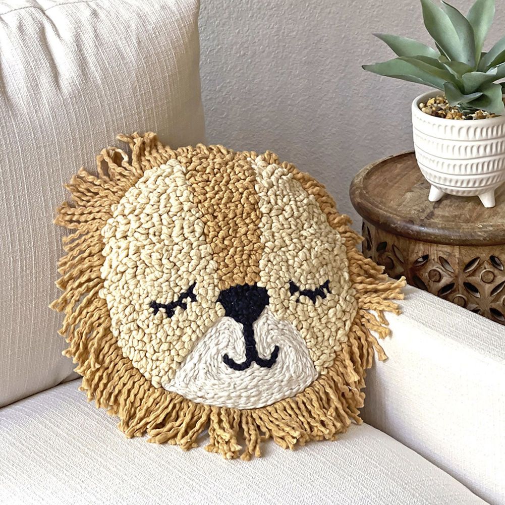 Crane Kendi Decorative Pillow - Lion - Image 2