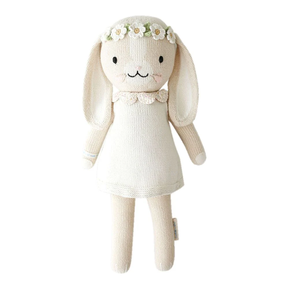 Cuddle + Kind Hand Knit Doll - Hanna The Bunny in Ivory (13 in)