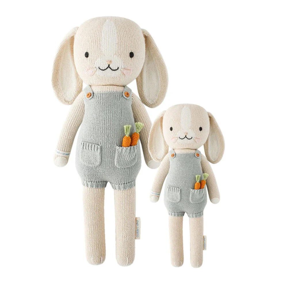 Cuddle + Kind Hand Knit Doll - Henry the Bunny (13 in) - Image 3