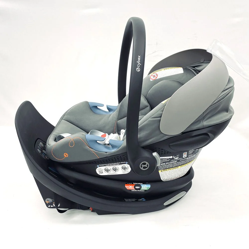 CYBEX Aton G Swivel Infant Car Seat with SensorSafe - Lava Grey (Floor Model) - Image 3