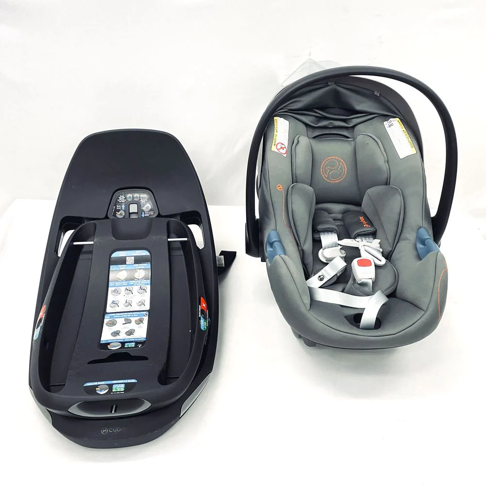 CYBEX Aton G Swivel Infant Car Seat with SensorSafe - Lava Grey (Floor Model) - Image 5