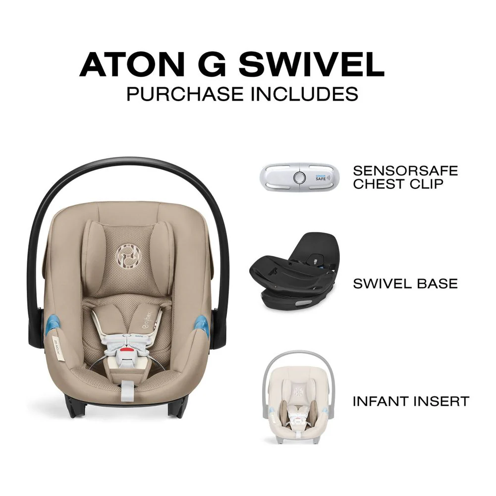 CYBEX Aton G Swivel Infant Car Seat with SensorSafe - Image 7
