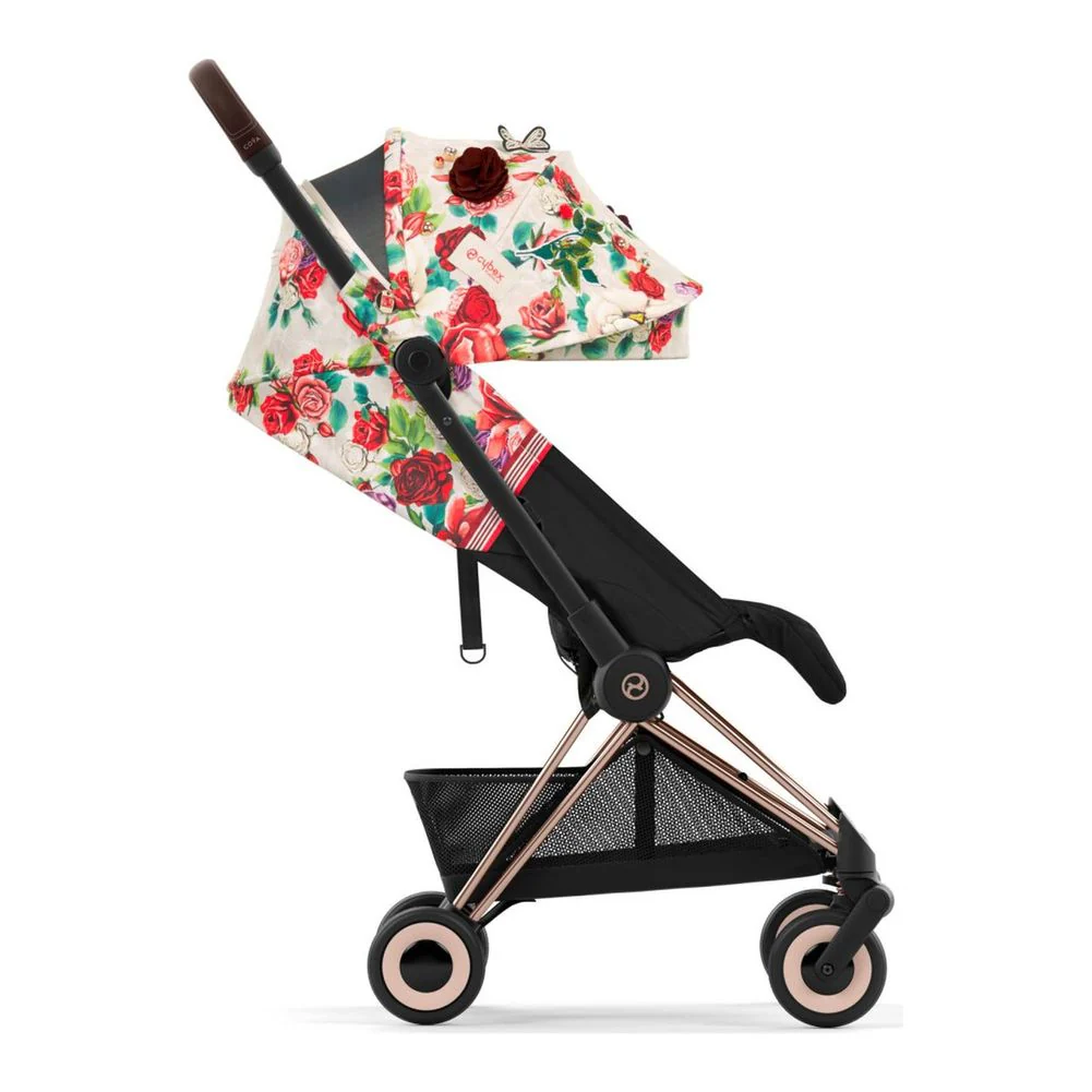 Cybex Coya Lightweight Ultra-Compact Travel Stroller - Spring Blossom Light - Image 5