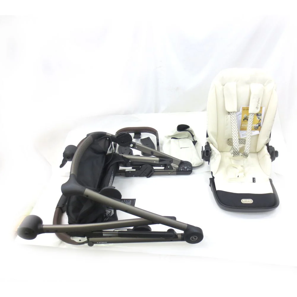 Cybex Gazelle S Modular Stroller - Seashell Beige with Taupe Chassis (Open Box) - Image 5