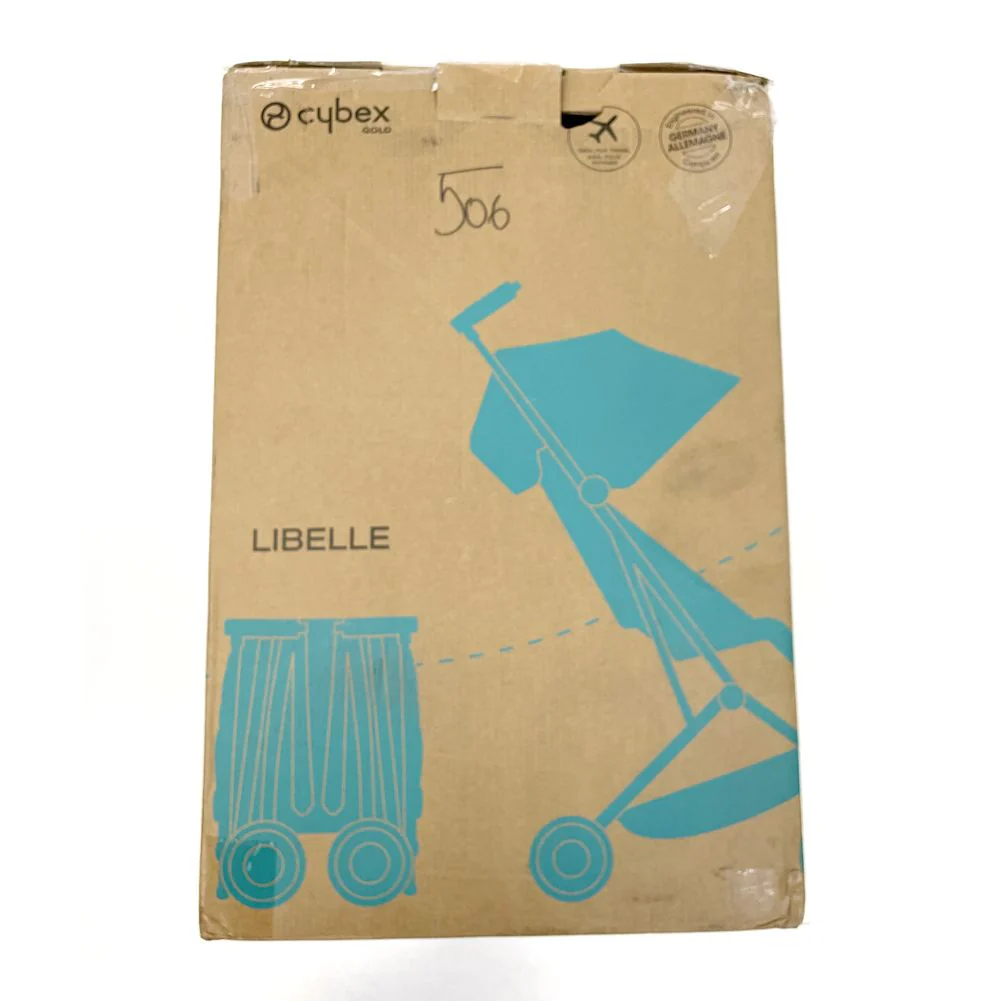 Cybex Libelle 2 Ultra Compact Stroller - Almond Beige on Taupe Frame (Open Box) - Image 2