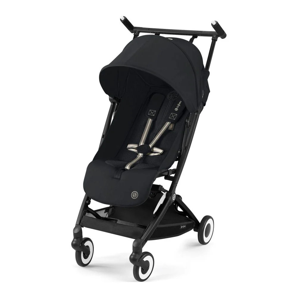 Cybex Libelle 2 Ultra Compact Stroller - Magic Black on Black Frame (Open Box)