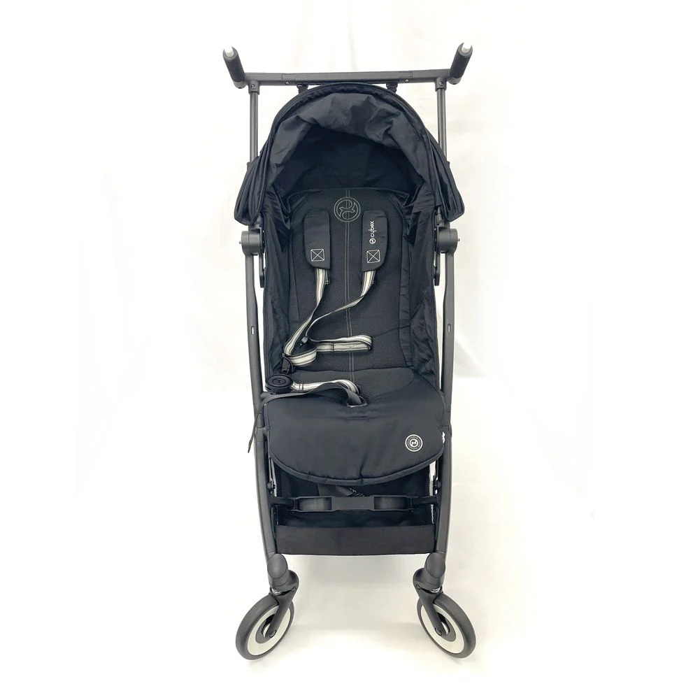 Cybex Libelle 2 Ultra Compact Stroller - Magic Black on Black Frame (Open Box) - Image 3