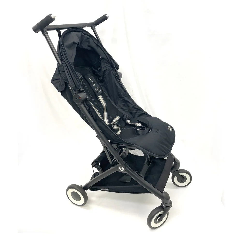 Cybex Libelle 2 Ultra Compact Stroller - Magic Black on Black Frame (Open Box) - Image 4