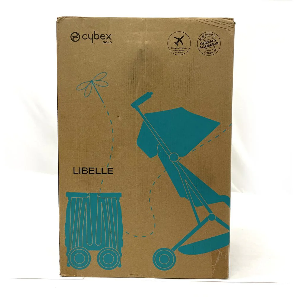 Cybex Libelle 2 Ultra Compact Stroller - Magic Black on Black Frame (Open Box) - Image 2