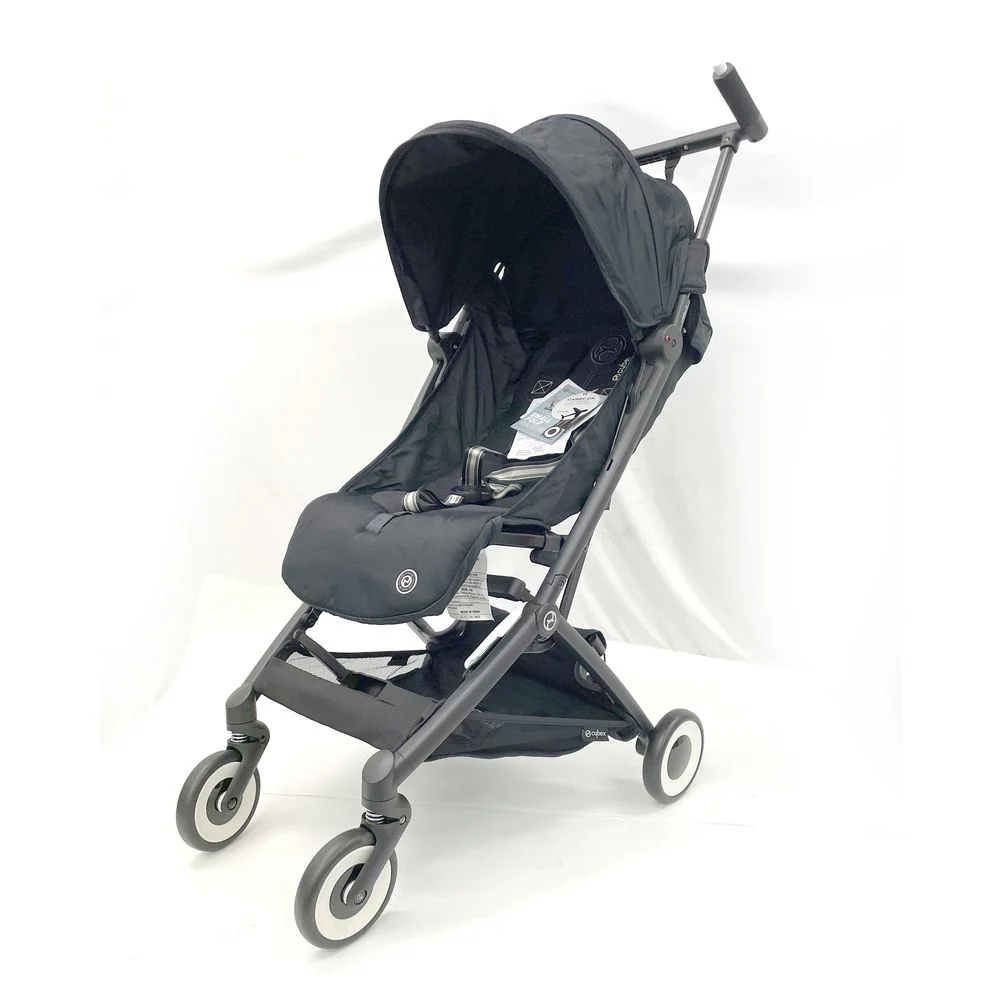 Cybex Libelle 2 Ultra Compact Stroller - Magic Black on Black Frame (Open Box) - Image 3