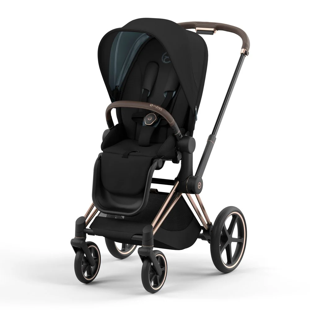 CYBEX PRIAM 4 Stroller - Sepia Black / Rose Gold - Image 11