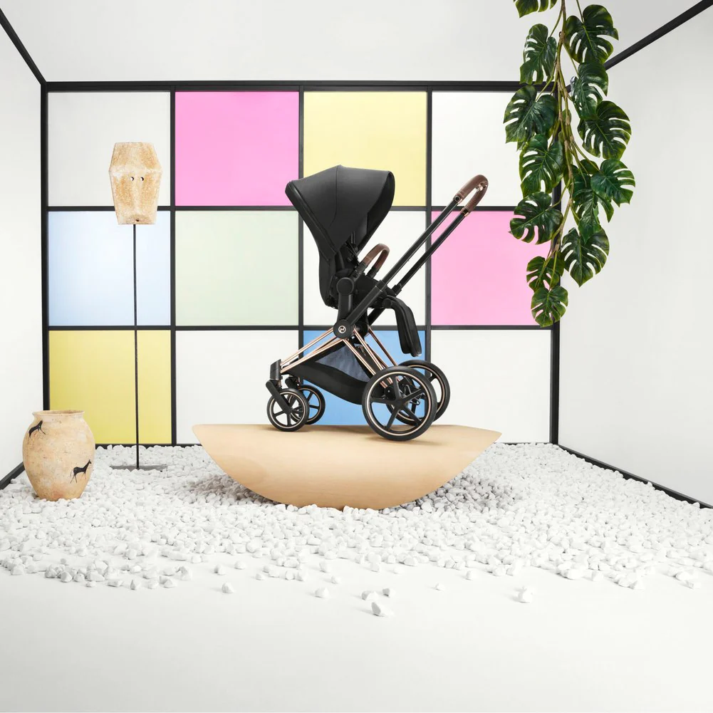 CYBEX PRIAM 4 Stroller - Sepia Black / Rose Gold - Image 18