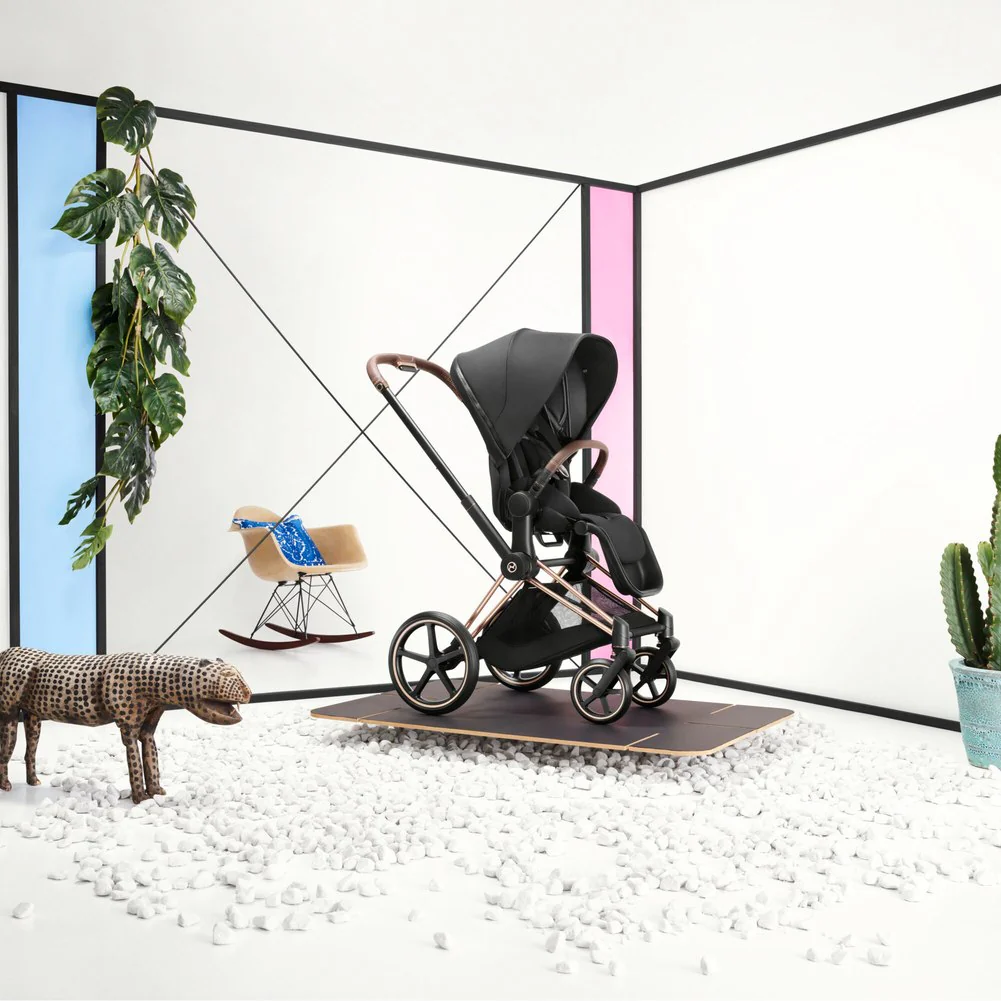 CYBEX PRIAM 4 Stroller - Sepia Black / Rose Gold - Image 19