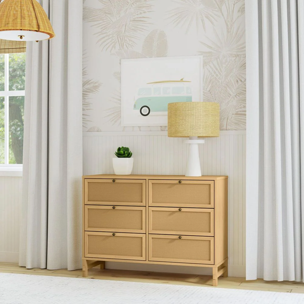 DaVinci Margot 6-Drawer Dresser - Honey - Image 5