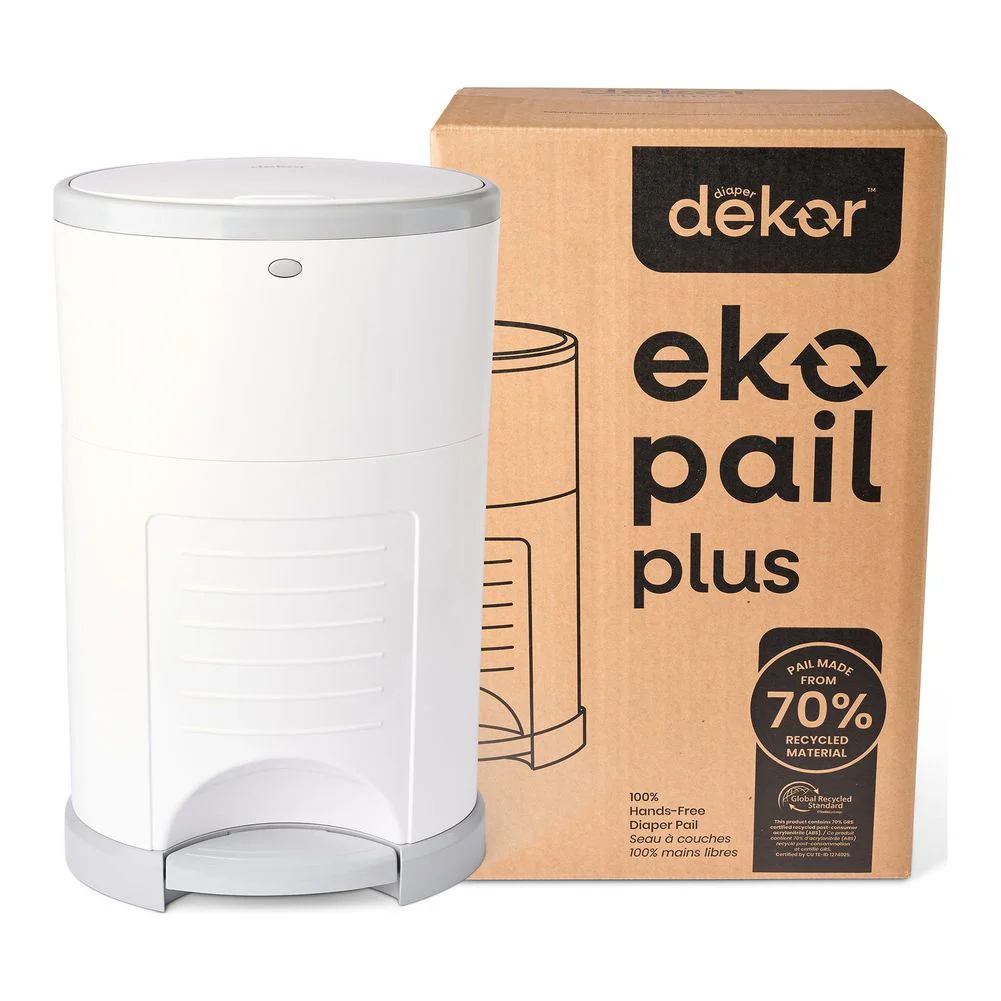 Dekor Eko Plus Diaper Pail - White