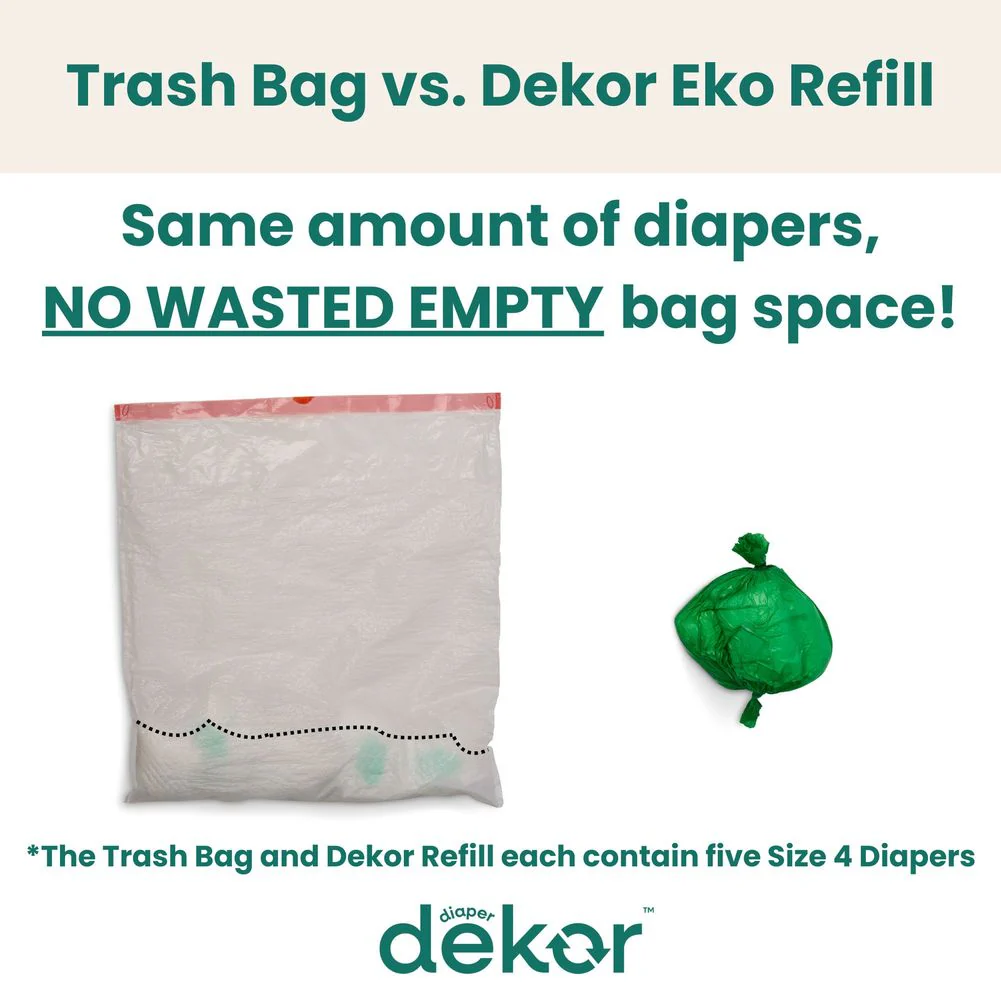 Dekor Eko Plus Diaper Pail - White - Image 5