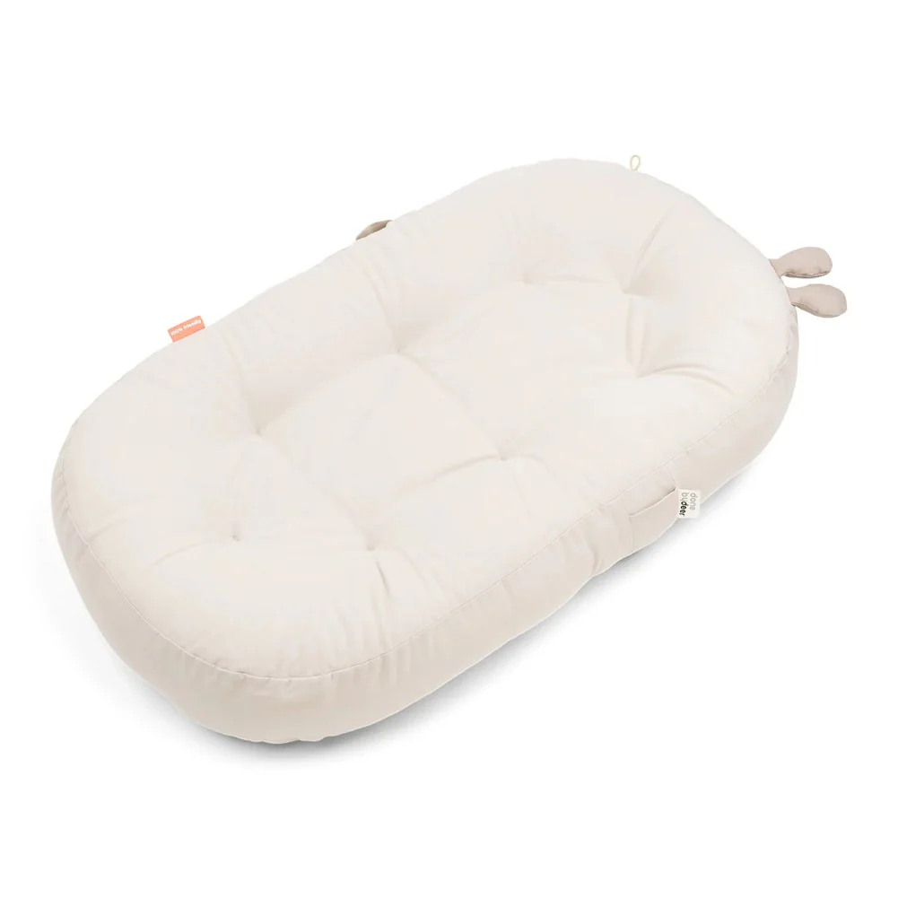 Done By Deer Raffi Cozy Lounger with Activity Arch - Sand - Image 2
