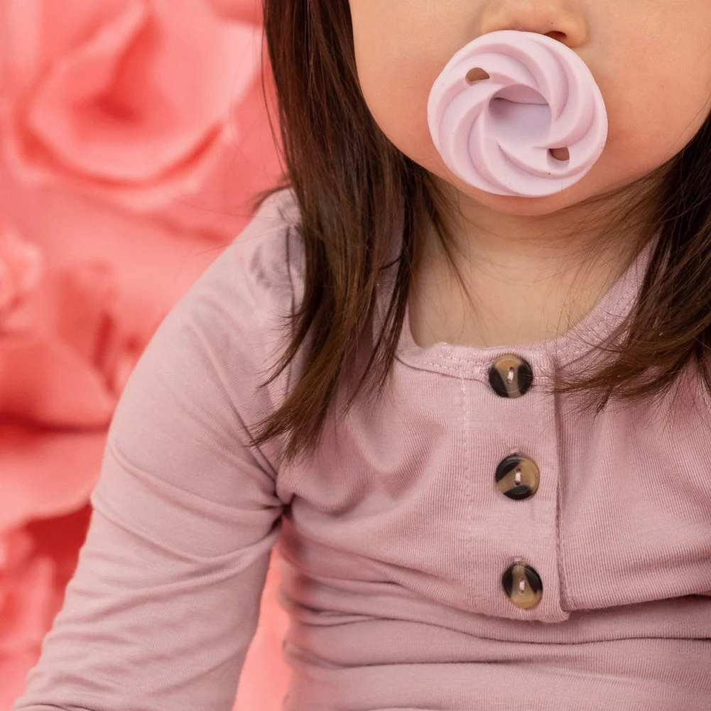 Doodle & Co. Holland Pop Pacifier - Blush/Smash Cake (Stage 1, 0 Months and up) - Image 6
