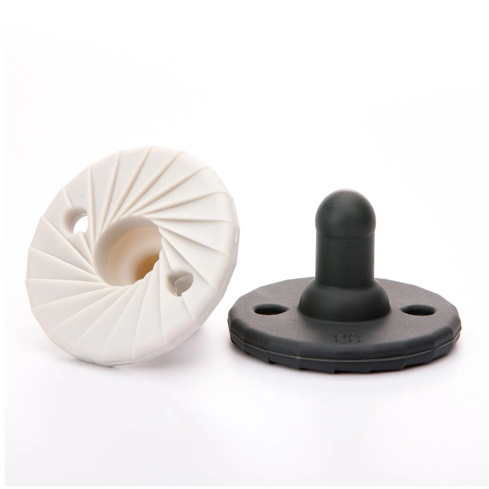 Doodle & Co. Tokyo Pop Pacifier - Cream/Coal (Stage 1, 0 Months and up)