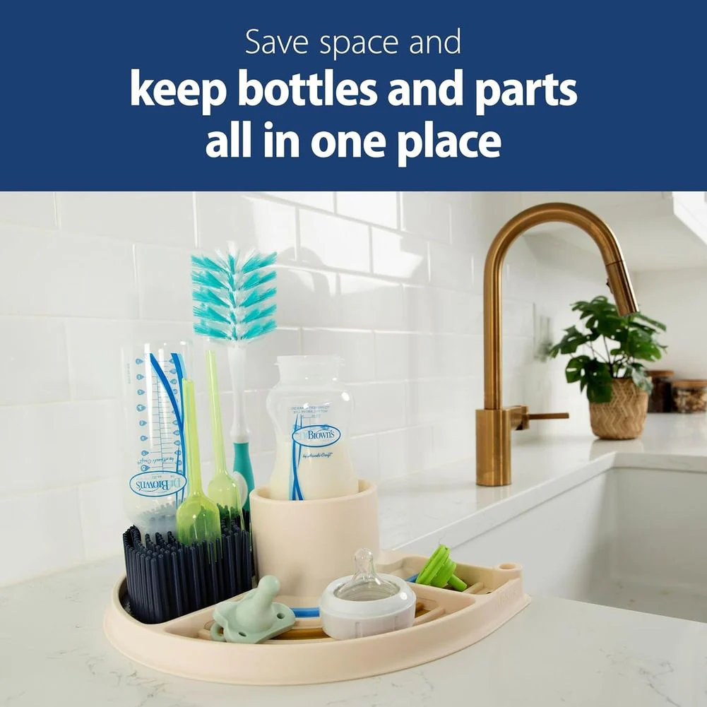 Dr. Brown's 2-in-1 Dry & Prep Silicone Mat For Baby Bottles - Image 3