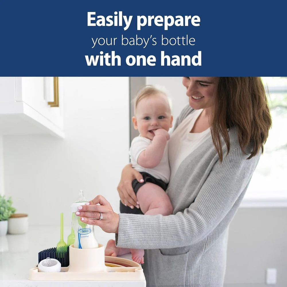 Dr. Brown's 2-in-1 Dry & Prep Silicone Mat For Baby Bottles - Image 4