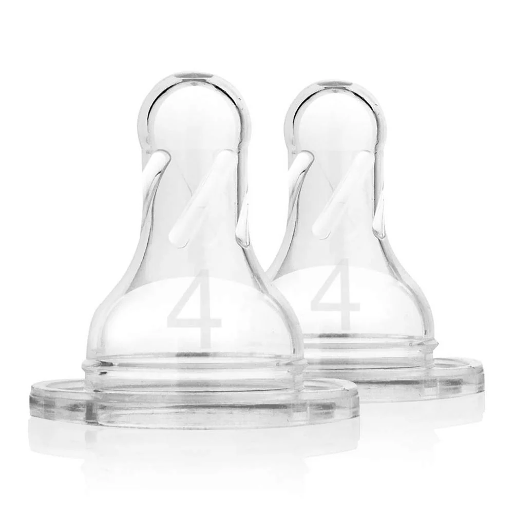 Dr. Brown's  2-Pack Narrow Nipples - Level 4 (9 Months+)