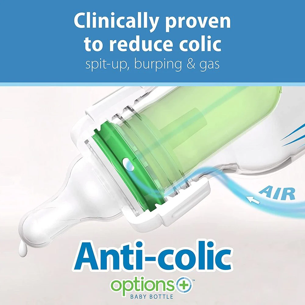 Dr. Brown’s Natural Flow Anti-Colic Options+ Narrow Glass Bottle Starter Set - Image 2