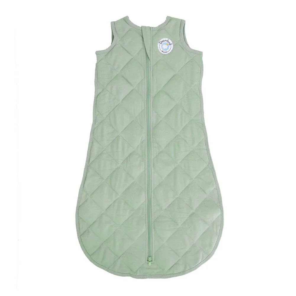 Dreamland Baby Dream Weighted Sleepsack - Green Sage (Small, 0-6 Months)
