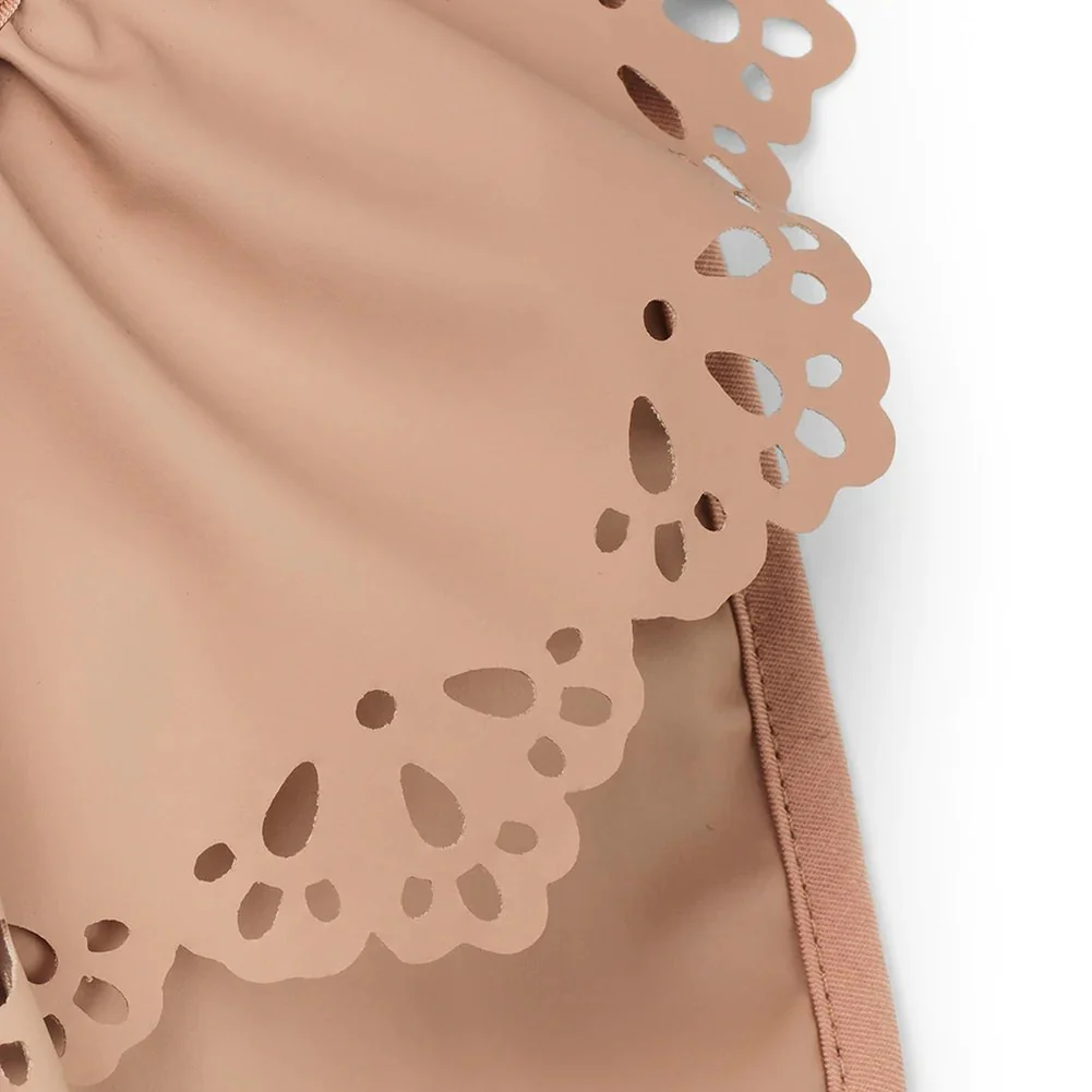 Elodie Baby Bib - Faded Rose - Image 4