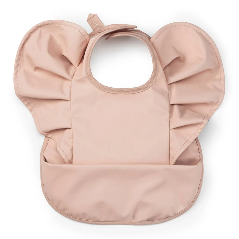 Elodie Baby Bib - Powder Pink
