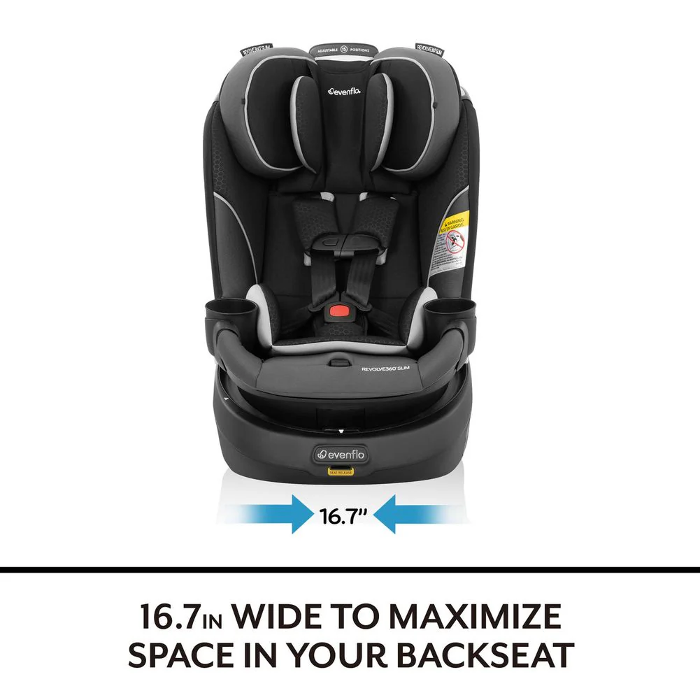 Evenflo GOLD Revolve360 Slim 2-in-1 Rotational Car Seat with SensorSafe - Image 16