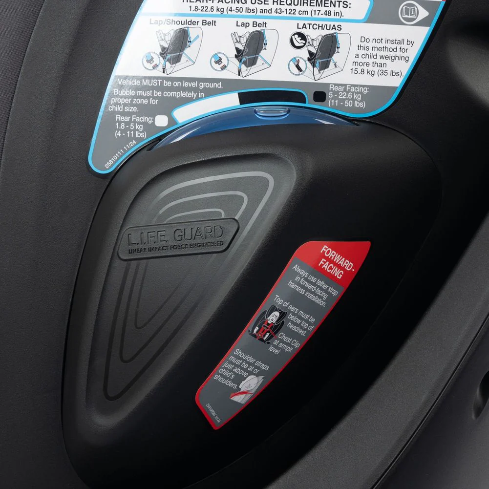 Evenflo GOLD Revolve360 Slim 2-in-1 Rotational Car Seat with SensorSafe - Image 9