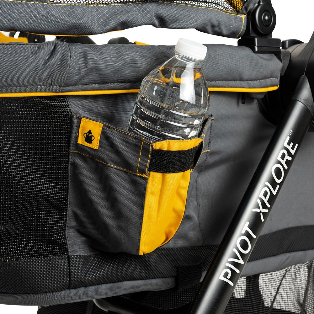 Evenflo Pivot Xplore All-Terrain Stroller Wagon - Adventurer Gray - Image 5
