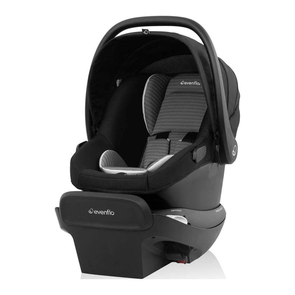 Evenflo Revolve180 LiteMax NXT Rotational Infant Car Seat - Cinder Black - Image 2