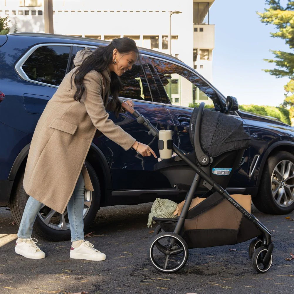 Evenflo Shyft Intuiti and Revolve180 LiteMax NXT Travel System - Black Shale - Image 11