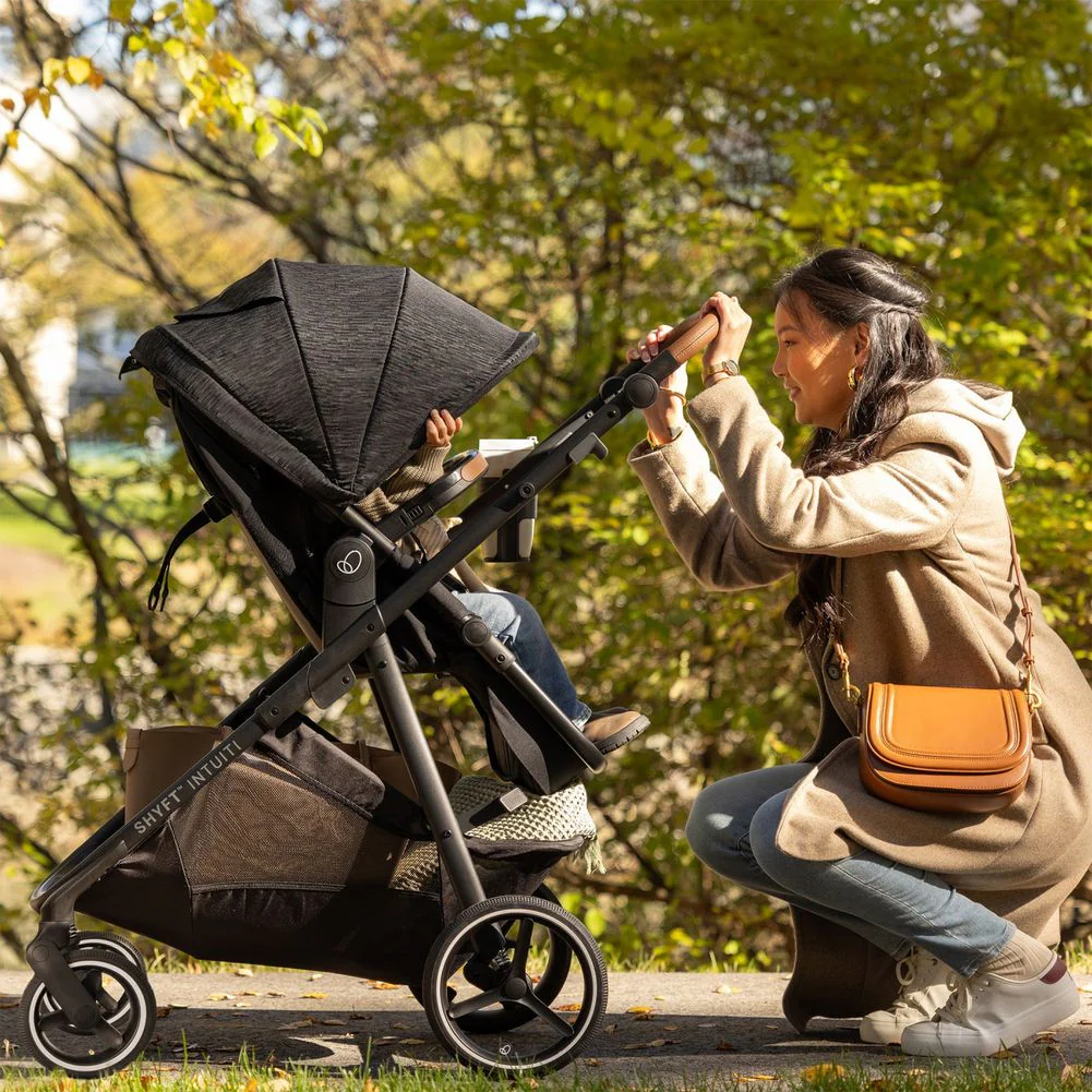 Evenflo Shyft Intuiti and Revolve180 LiteMax NXT Travel System - Black Shale - Image 15