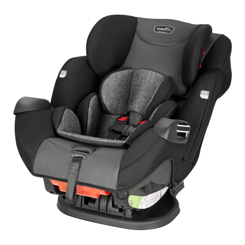 Evenflo Symphony Sport All-in-One Convertible Car Seat - Charcoal Shadow - Image 2