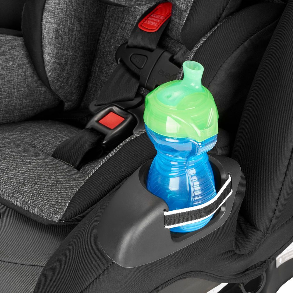 Evenflo Symphony Sport All-in-One Convertible Car Seat - Charcoal Shadow - Image 5