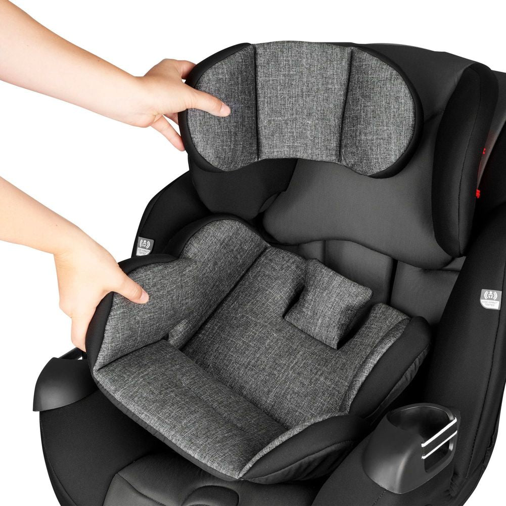Evenflo Symphony Sport All-in-One Convertible Car Seat - Charcoal Shadow - Image 7