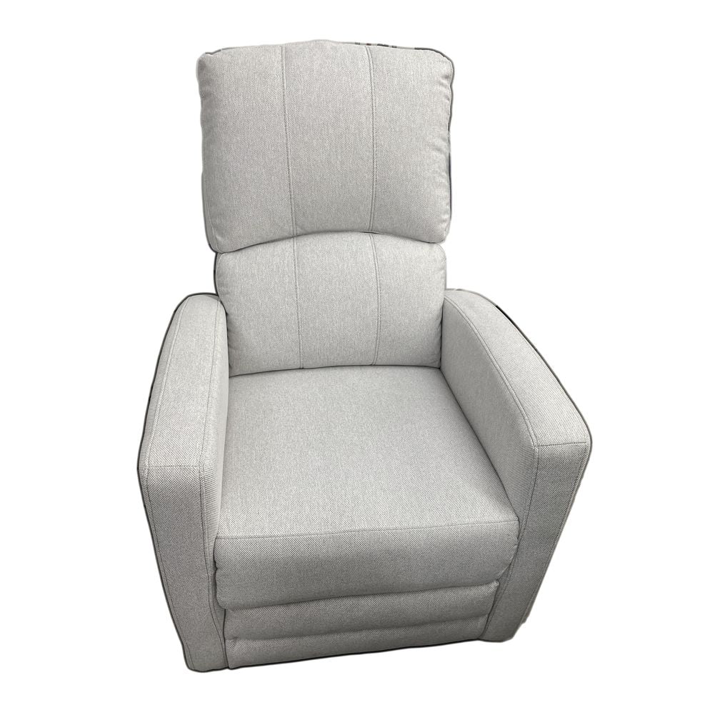 Evolur Gabor Glider with Swivel Base and Power Recline - Taupe - Image 2