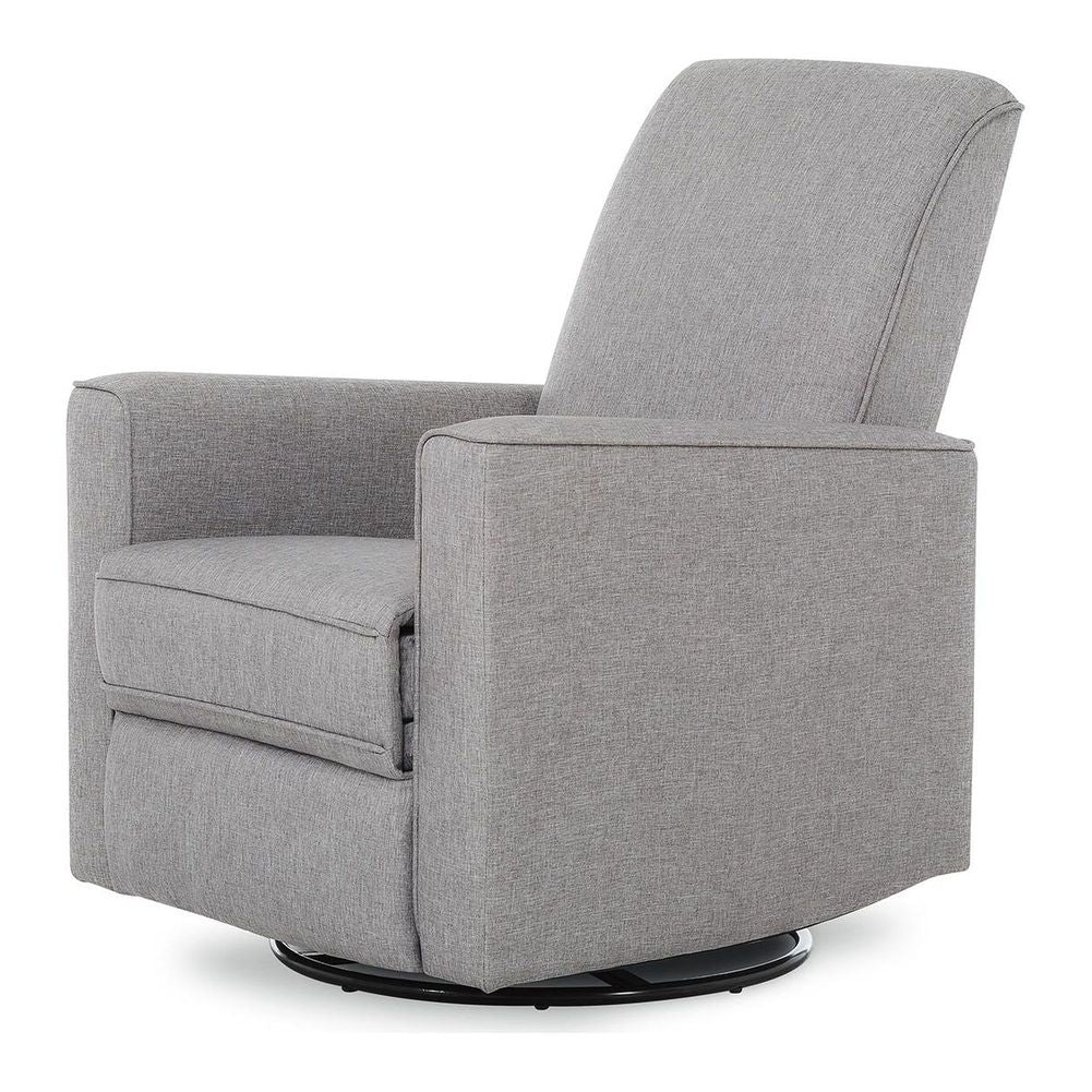 Evolur Monroe Glider with Swivel Base and Power Recline - Luxe Grey - Image 4