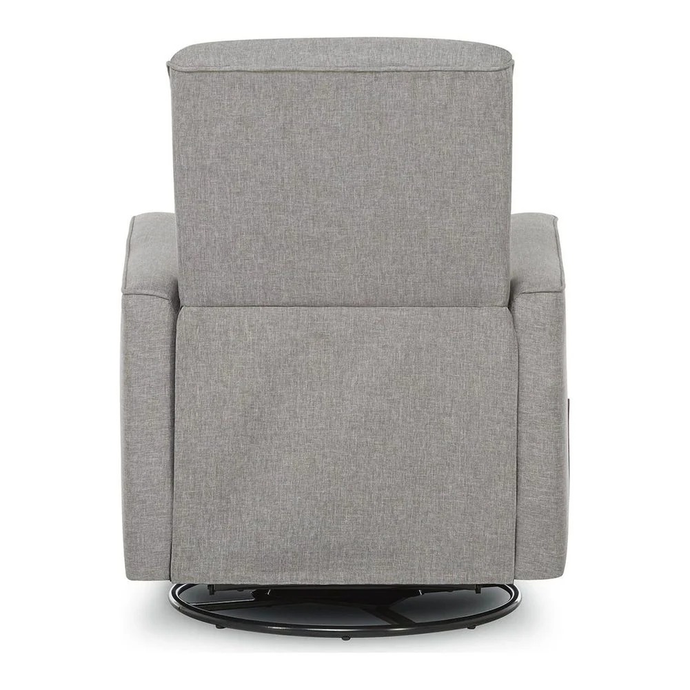 Evolur Monroe Glider, Recliner with Swivel Base - Luxe Grey - Image 5