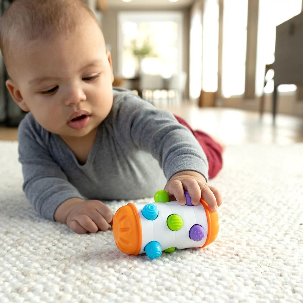 Fat Brain Toys Rolio Sensory Infant Toy - Image 4