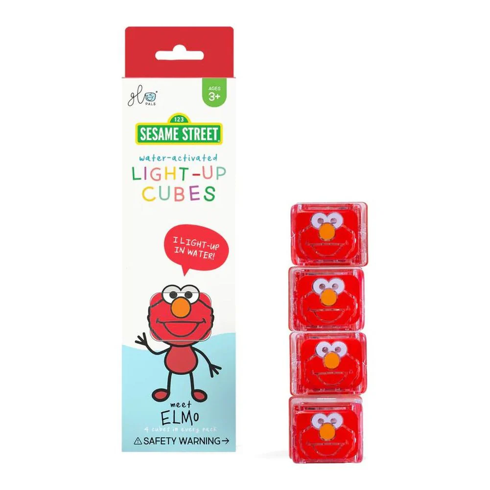 Glo Pals NEW! 4-Pack Replacement Sesame Street Light-Up Cubes - Image 7